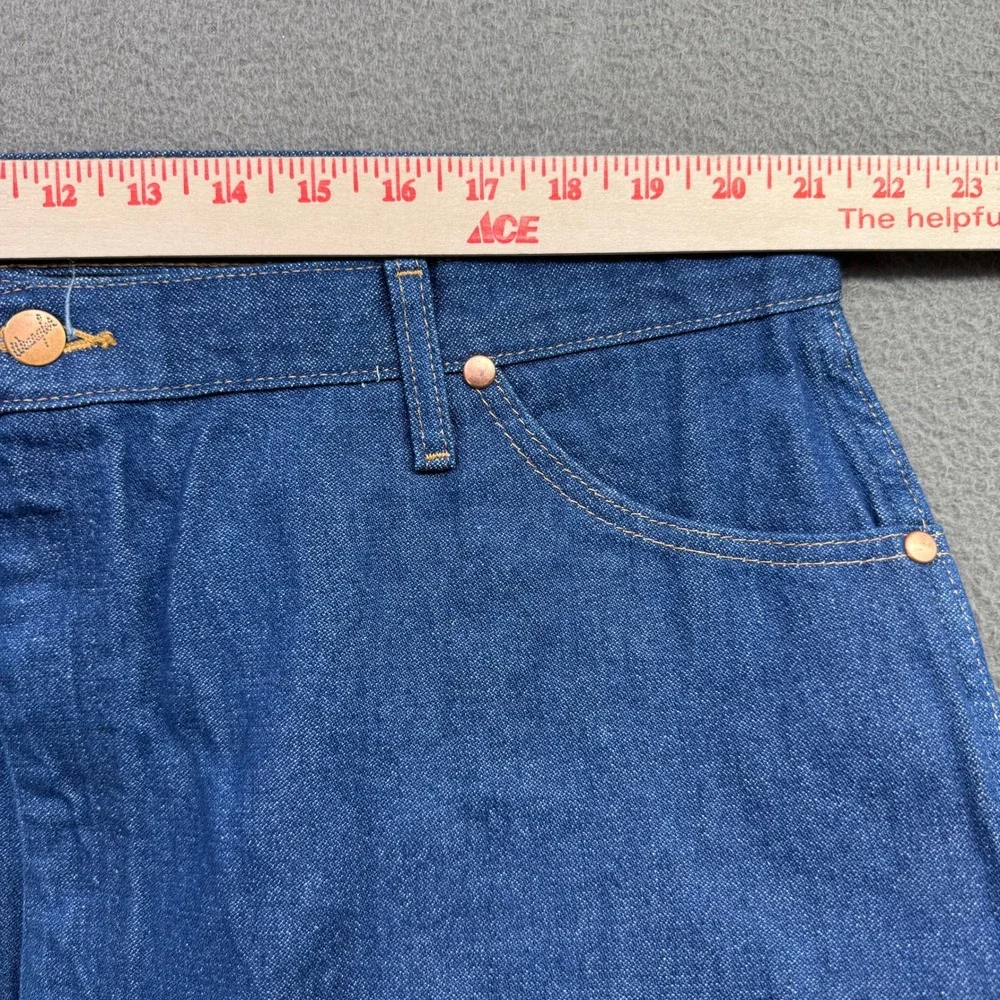 New Wrangler Cowboy Cut Jeans‎ Mens 42x30 13MWZPW Prewashed Indigo Denim